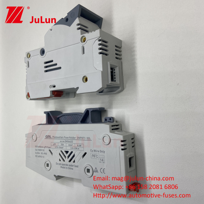 1000V DC zonne-energie fotovoltaïsche omvormer veiligheden RT18 serie 10x38 3P DIN Rail gemonteerd 32A Capaciteit Voor veiligheden 1500V
