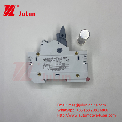 Solar PV Power Fuses voor Solar Power System Protection Holder Box Base Fast Blow Ceramic 14x