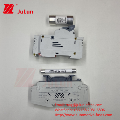 1000VDC Solar PV Din Rail Fuse Ballon Fuse 10x38mm RT18-32 Fuse Link AC