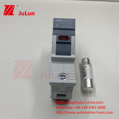 SeanRo Solar PV Din Rail Fuse Holder voor Fuse Link 10*38mm 1000V 15amp DC Fuse 25A