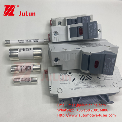 Fuse 1500vdc 20a DNPVF1-32L Zonnestelsel Pv Fuse 1500vdc Fast Blow Ceramic DIN Rail Moun 10x85MM 1500V Thermische fusie