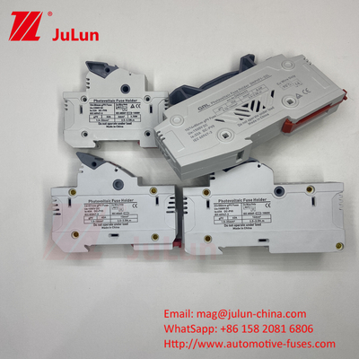 Fuse 1500vdc 20a DNPVF1-32L Zonnestelsel Pv Fuse 1500vdc Fast Blow Ceramic DIN Rail Moun 10x85MM 1500V Thermische fusie