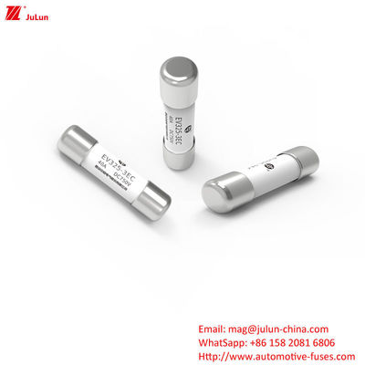 Medium Fuse 15A-50A Medium Fuse Bolt Screw EV325-3EC DC750V 20KA Met vlag die nominale stroom aangeeft