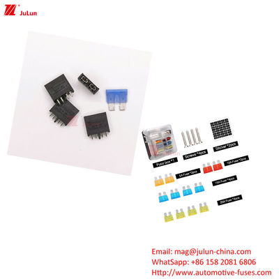 30A-500A Autoverzekeringhouder Nylon Plastic Koperen Bolt Verzekering Manuele Reset Switch