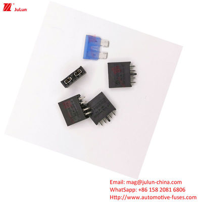 30A-500A Autoverzekeringhouder Nylon Plastic Koperen Bolt Verzekering Manuele Reset Switch