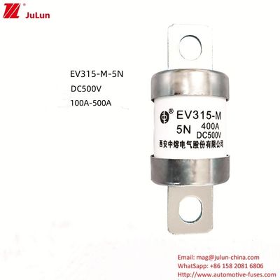 EV-bouten schroefspanning Elektriciteitsspuitingen 150A-500A 250A 300A 400A 500VDC Industrieel 500V 20KA Bescherming