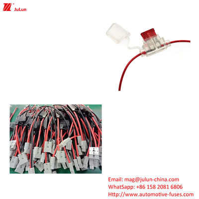 30A-100A Koper Autospuithouder Plastic / Nylon Housing Unipolaire Autoonderdelen