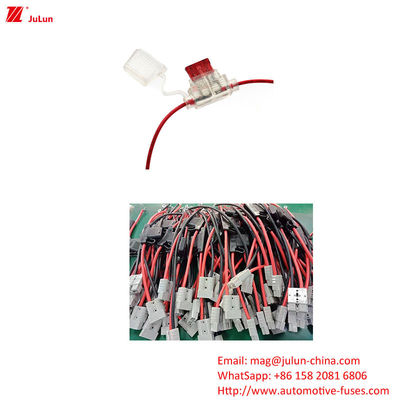 Eu UL Standaard zekeringhouder / doos Buitengrootte schakelaar Plastic / Nylon behuizing Standaard stroomspanning 25A-80A 32V
