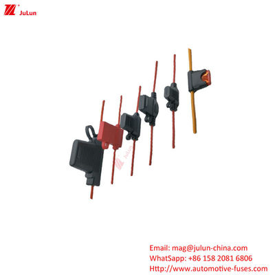 Autoonderdelen veiligheidsbeveiliging voor veiligheidsbeveiliging Type 32V Nominale Spanning Circuit Breaker Long Time Copper Contact PVC Flame Retardant