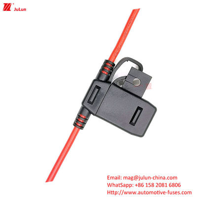 EU UL Standard Shipping Circuit Breaker Plastic / Nylon Shell Fuse Holder voor elektronische circuitbescherming van nieuwe energievoertuigen Busgravers