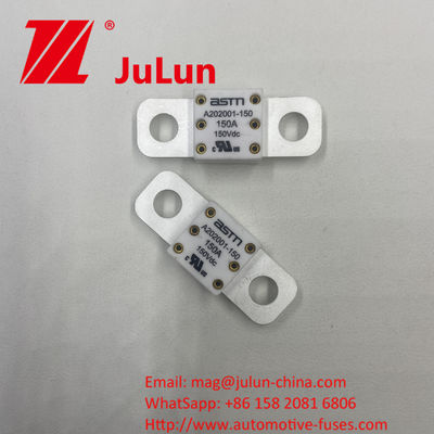 Keramische automobielfluizen A202001 200A 150VDC Voor kortsluitbescherming Kleine grootte Hoge stroom