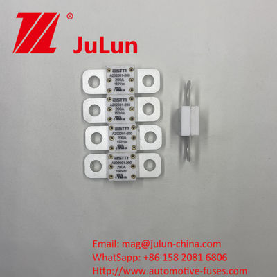 Hoge stroom A202001-100A 150VDC Keramische autoverzekering voor kortsluitingsbescherming 150VDC 100A 150A 200A 250A 300A 350A 400A 500A