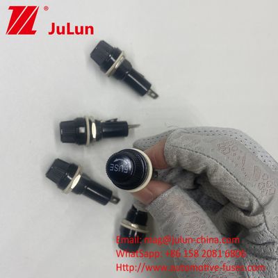10A 250V AC 6*30 Bakeliet Mini Fuse Holder Banana Plug