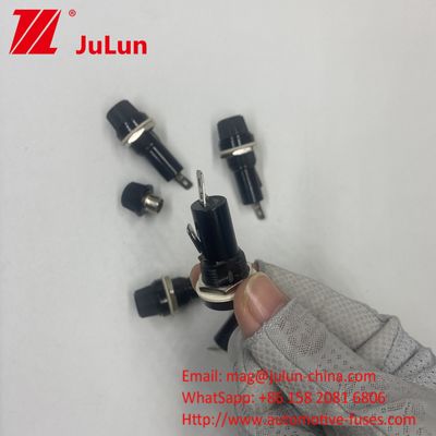 Knuffel type auto zekering houder buis stopcontact voor 6 * 30mm verzekering paneel montage