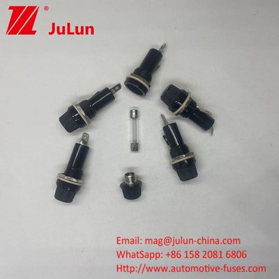 6x30 6x32mm Panel gemonteerd auto veiligheidsbeveiliging houder bajonet type 10A 20A 250V PCB veiligheidsblok basis