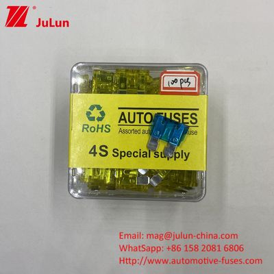 Automotive Blade Fuses 1A 32V Stabiliteit behouden Auto's SUV's Trucks Offroad voertuigen Bussen Watervaartuigen