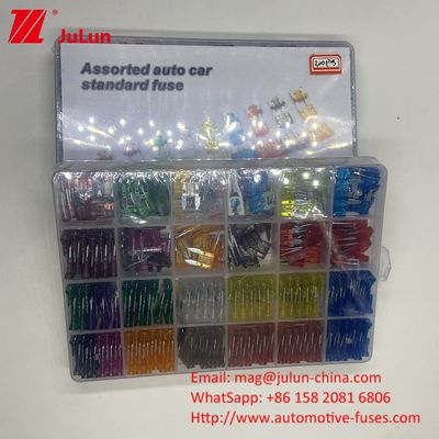 Auto's SUV's Trucks 10A 58V Blade Fuse Automotive Auto Vehicle Circuit Breakers voor bedrijven