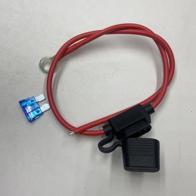 UL Waterdicht Inline Blade Fuse Box Standard/Medium Plug in Car Fuse Holder met 22awg 20awg 18awg 16awg 14awg 12awg 10awg