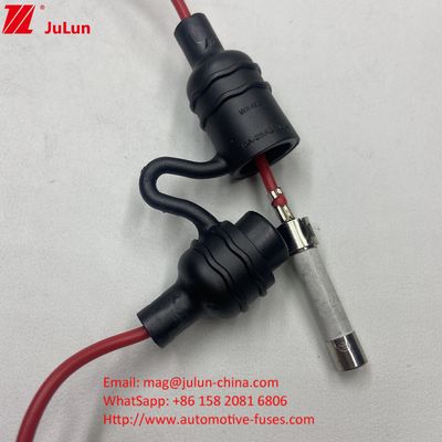 Fabriek direct 6x3 Glass Line Fuse Box Holde gegoten veiligheidshouder voor glazen veiligheidsbeveiliging Inline waterdicht