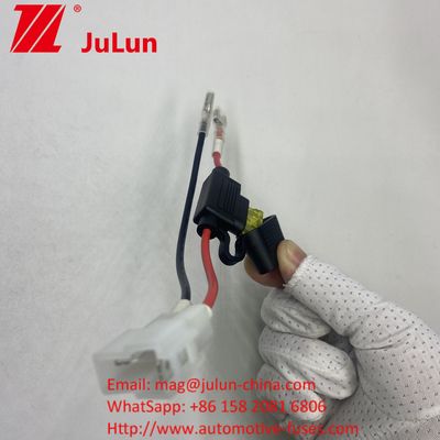 Fuse Battery Connector Extension Cable Wire Harness Connector Holder met Red 2-Pin Connector Truck Electric ATV Ebike