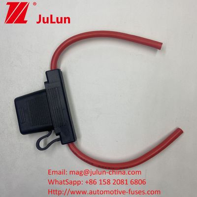ATC/ATO Custom Inline Fuse Holder 14AWG 16AWG 18AWG 20AWG Wiring Harness 80amp Blade Zekering Automotive Zekeringhouder
