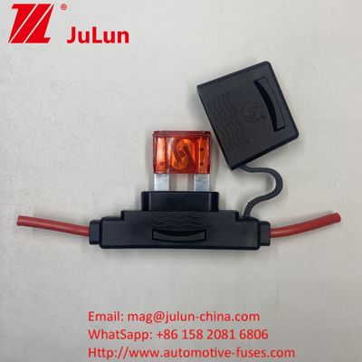 ATC/ATO Custom Inline Fuse Holder 14AWG 16AWG 18AWG 20AWG Wiring Harness 80amp Blade Zekering Automotive Zekeringhouder
