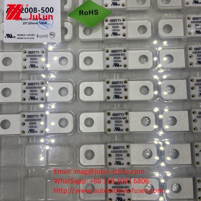 EV Automotive ASTM A202008 200A 125VDC blade fusie met een nominale stroom van 100A-500A