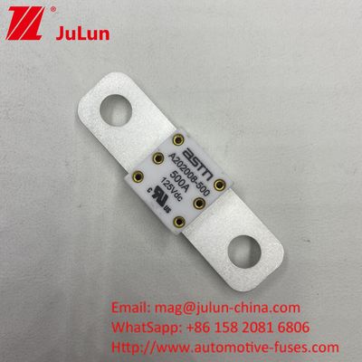 350A 125VDC autobatterij fusie Kleine grootte Hoge stroom ASTM kortsluitingsbescherming