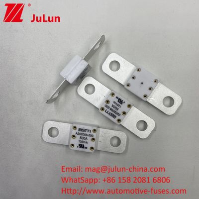 300A 125VDC Kleine grootte Hoogstroom EV Automotive Battery Fuse voor kortsluitbescherming