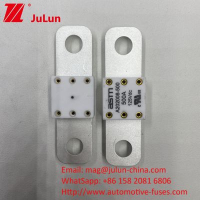 500A Auto A202008 125VDC Portable EV Charger Fuse 100A 125A 150A 200A 250A 300A 400A 500A