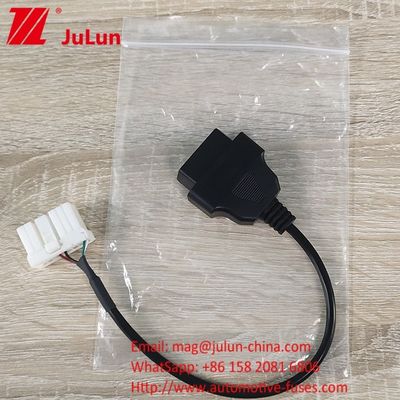 Automobiele bedrading harnas diagnostische omrekeningskabel Tesla Model S/X OBD2 12 pin