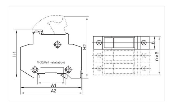 32a Fuse Body Cylindrische veiligheidshouder AC 500V Match 10*38 RT18-32 (X) Veiligheidsserie LAW Voltage Direct Deal