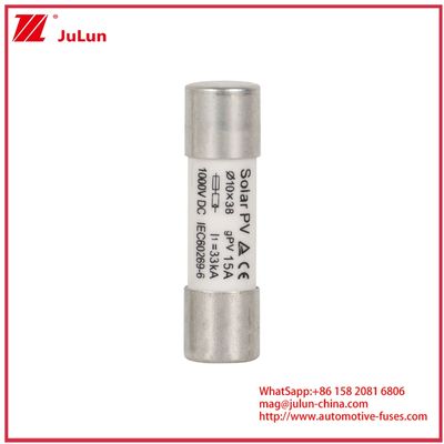 15A 1000VDC GPV fusie 10*38 voor zonne-energiesystemen IEC60269-6