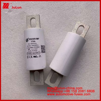 RS309-MF 175A 750VDC UL Tubulaire keramische lont AR 750VDC/700AC IEC 20KA GB 5-800A voor elektrische voertuigen en energiesystemen