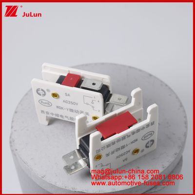 WDK-Y 5A 250V Micro Switch Automobile Mount Fuse Voor EV / HEV Voertuig Speciaal Ontworpen Fuse Base Voor Voertuig Situatie