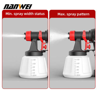 Populair High Spray Air Spray 700ml Drukverfpistool Draadloos Draagbaar Elektrisch 1,5 mm 1,0 mm Diy Grade Batterij aangedreven Renoveer Herbouwen Huis Tuin