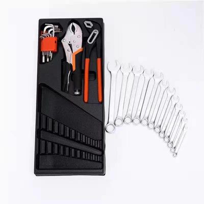IJzeren gereedschapskist Combinatie Set 85 Piece Machine Repair Drie laag vouwbare mouw Set voor gereedschap