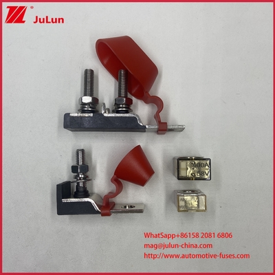 MRBF-zekeringblokken met zekering, dubbele tapeinden, compact, voor maritieme toepassingen, batterijzekering 30A-300A 58V