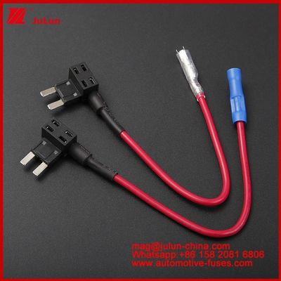 12V/24V/32V Add-A-Circuit Adapter  Factory Offer Automobile TQ-002 AMP Auto Blade Fuses For Car Fuse Holder MINI Fuse Tap Fuse Hoder 1015 16AWG 150MM