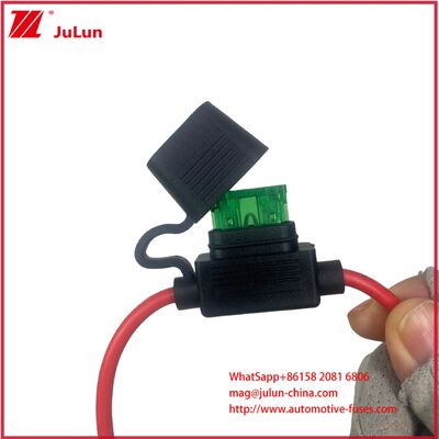 Mini Blade Fuse Cutout Fuse Holder 30A 32V Draadset Fuse Holder Beoordeeld Voltage Ontworpen om Veilige en Zekeringbescherming te Bieden in Elektrische Circuits