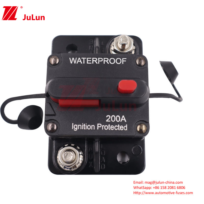 Premium Motorhome Yacht Audio Circuit Breaker Met Handmatige Reset Button Veiligheidsschakelaar Power Protection Ontkoppelingsschakelaar