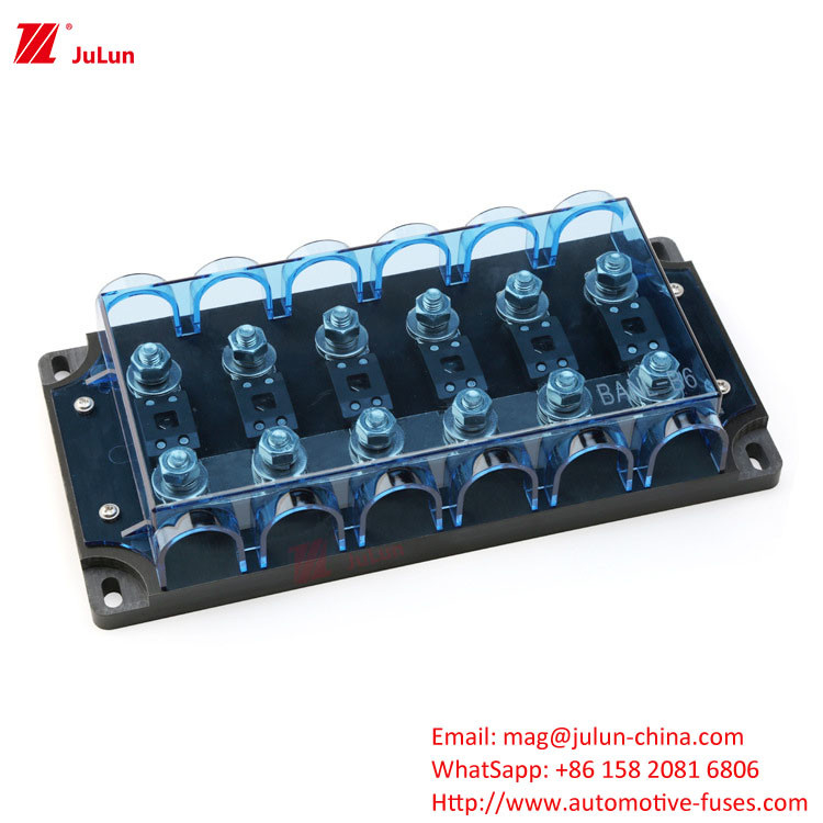 Mega Car Modified Safety Seat Multi-Way Met Cover ANM Plug Type Fuse Seat Auto Multi-Way Safety Box