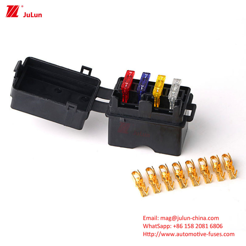 Auto fusie Nylon fusiehouder 32V 30A-500A Nominale Spanning ANM High Power Fuse Box Accessoires