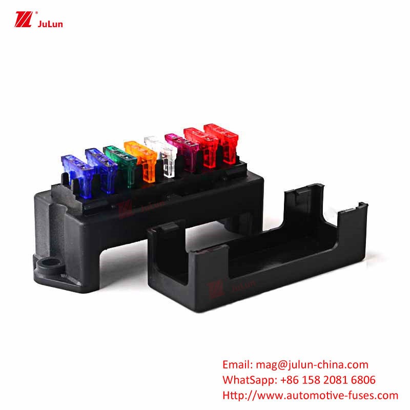 Auto Multi-way Fuse Box Auto Fuse Seat Electric Car Fuse Safety Piece High Power Safety Seat 30A-500A Nylon Plastic One/bi