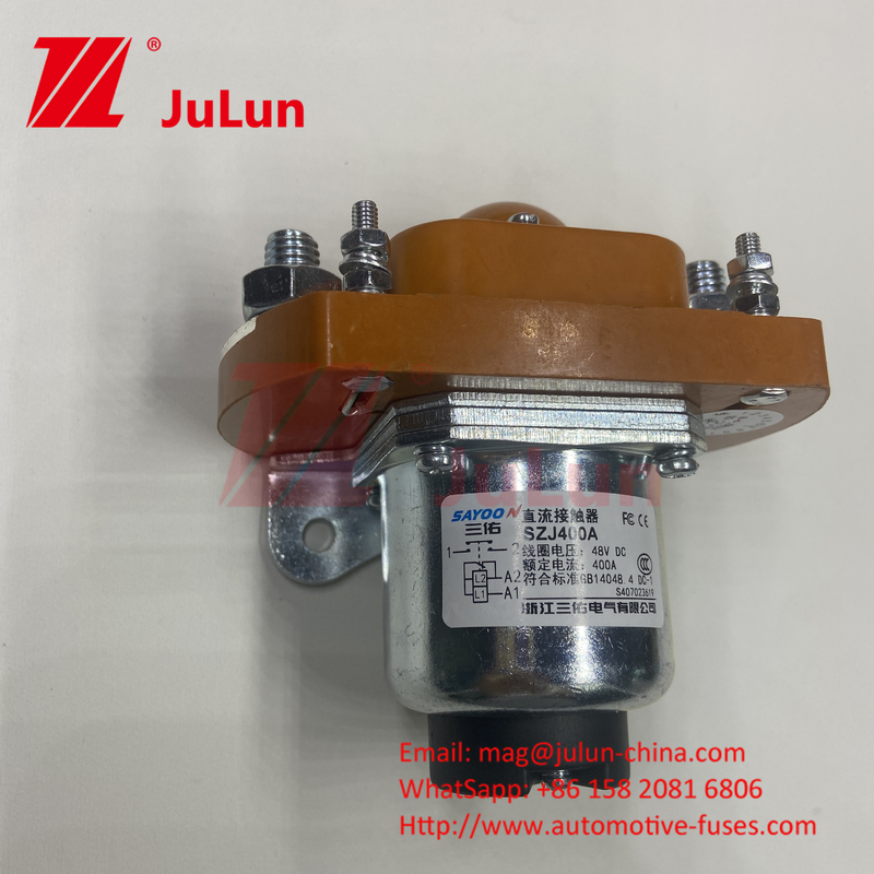 Schroef Mount Yacht Power Off Schakelaar 200A 1P 1NO 12-80V zilver en goud contactpunten, lange levensduur.