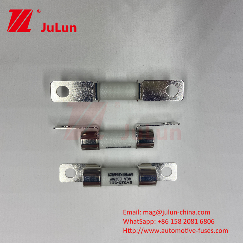 Quartz Sand Out Pipe 10A - 100A Bolted Electric Fuse voor Charger 30A 50A 750VDC EV Fuse Hey zijn geschikt F