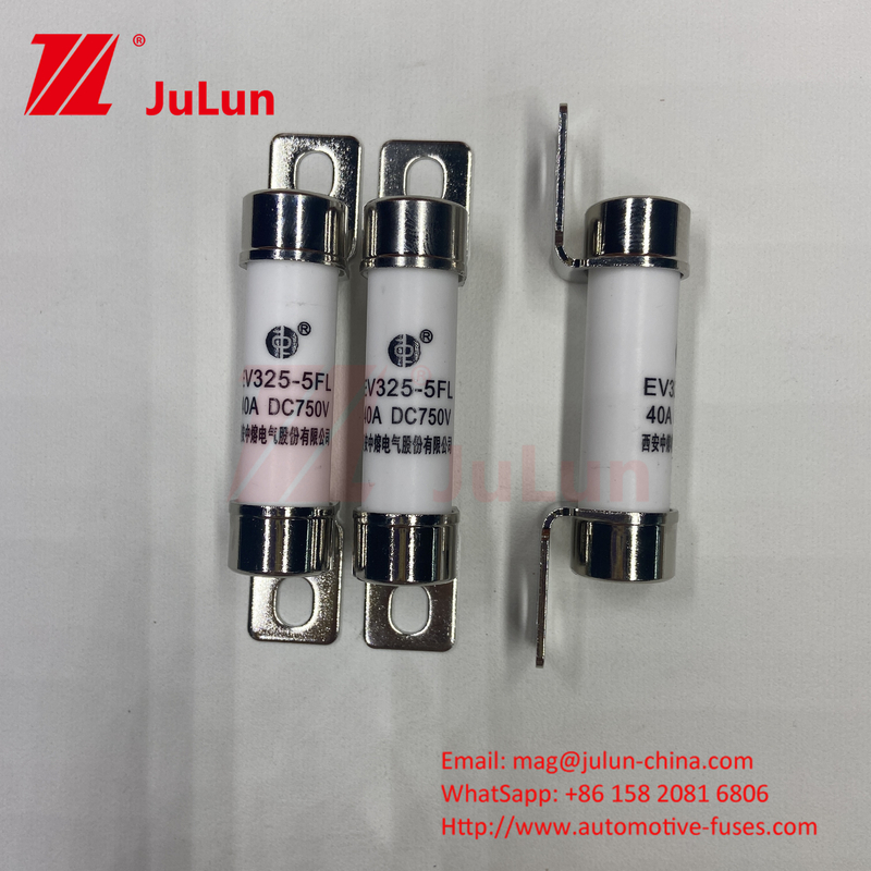 Fuse Mechanische schok 25A 30A 40A 750V Temperatuurgestuurd fusible voor EV-toepassingen met -45~125.C werkbereik