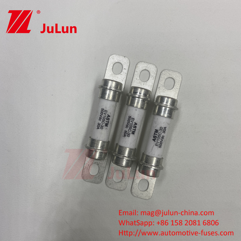 Vermogen omzetten systeem Vermogen opslaan systeem 500VDC High Score Break 10A 20A 30A Fuse Elektrovoertuig Fus