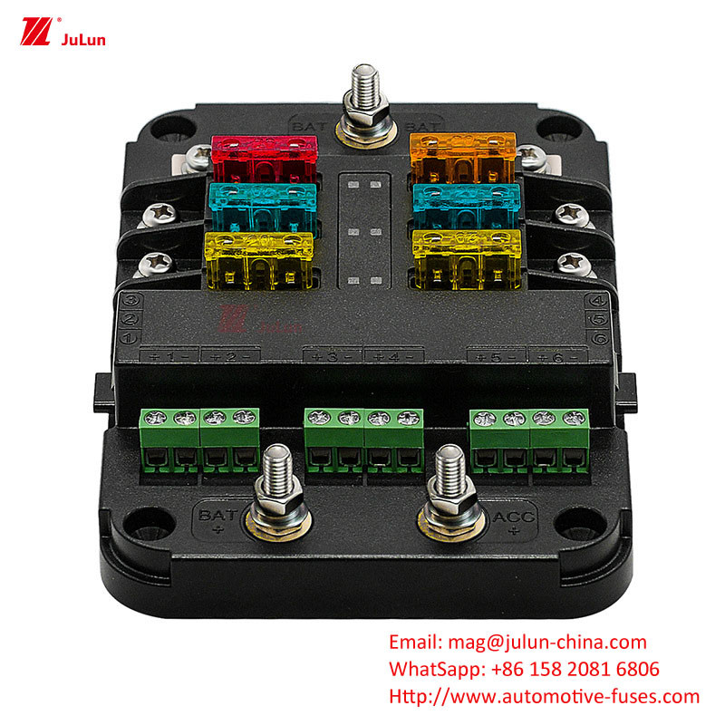 Eu UL Standard Automobiele schakelaar Bolt veiligheidsbeveiliger 32V 30A-500A Nylon behuizing
