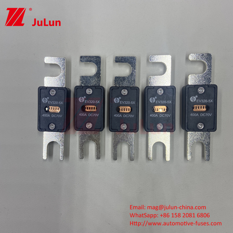 Elektrische voertuig EV320-5X-225A 70VDC Spanning Automotive Fuse Voor EV Charging System M6 M8